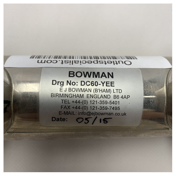 ボウマン DC60-YEE 54HP エンジンオイルクーラー|熱交換器