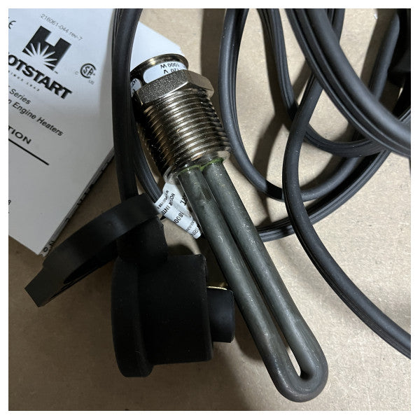 Kim Hotstart 1000W 120V Marine-Motorheizung - Langlebiger Edelstahl-Vorwärmer für Kaltstartschutz