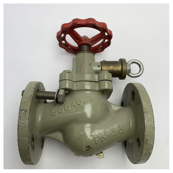 High-Quality DN50 PN16 Marine Iron Gate Valve with Corrosion-Resistant Coating and Handwheel Operation