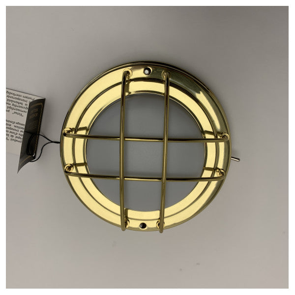 Vetus DOM135 messing taklampe 135 mm 12/24V