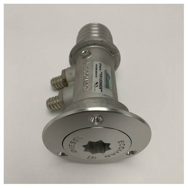 Econab ECDI03 Marine Diesel Fuel Connector - издръжлив фитинг за горивна линия от неръждаема стомана и алуминий