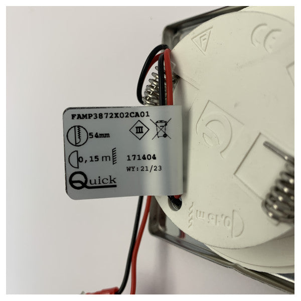 Бързо EDWIN квадратно LED осветление за осветление надолу 12/24V