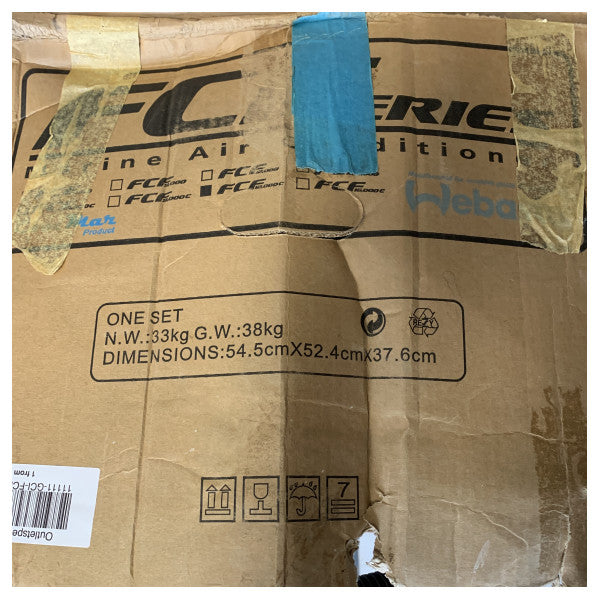 Webasto FCF 12,000 C BTU самостоятелен морски климатик