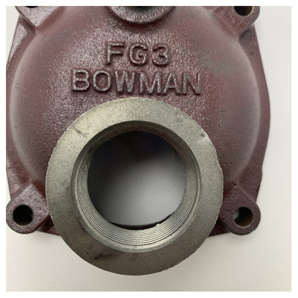 Bowman FG3 Hydraulikölkühler Ende Cover rot