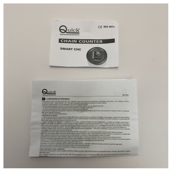 Quick Smart CHC kablet fjernbetjening til ankerspil og kædetæller - FNSCHCF00000A02