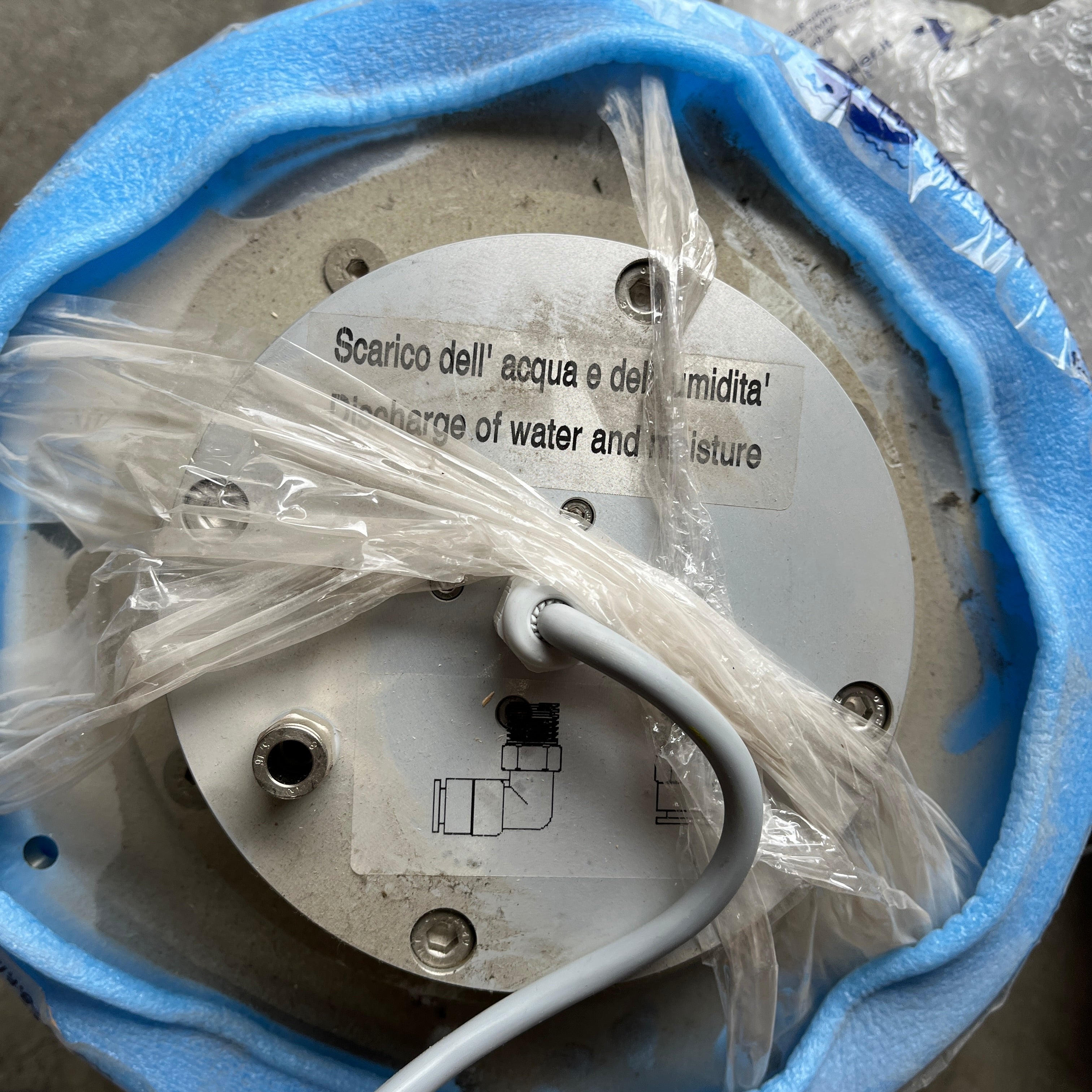 Електрически регулируем алуминиев крак за маса Barka 24V - 18998