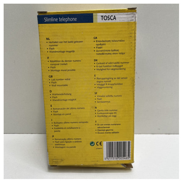 Topcom Slimline-telefon Tosca