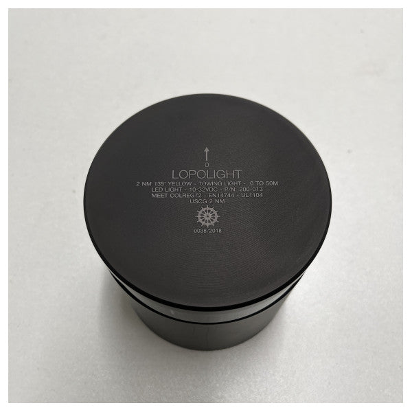 Lopolight ρυμούλκηση μαύρο αλουμίνιο επαγγελματικό φως πλοήγησης - 200-013 pro