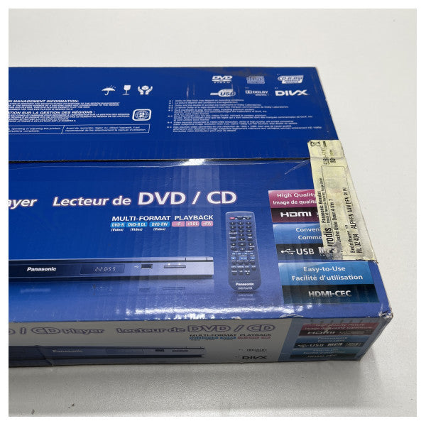 Panasonic S68EG-K HDMI DVD-afspiller sort