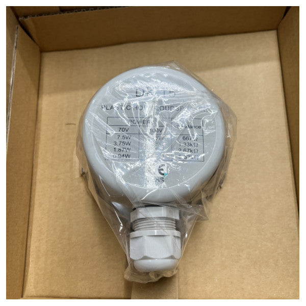 Altifalante de corneta à prova de água Jagro 100V DK15-PP branco