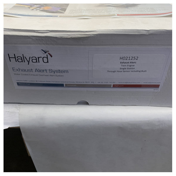 ハリヤード二重排気オーバーヒートアラームシステム - H021252