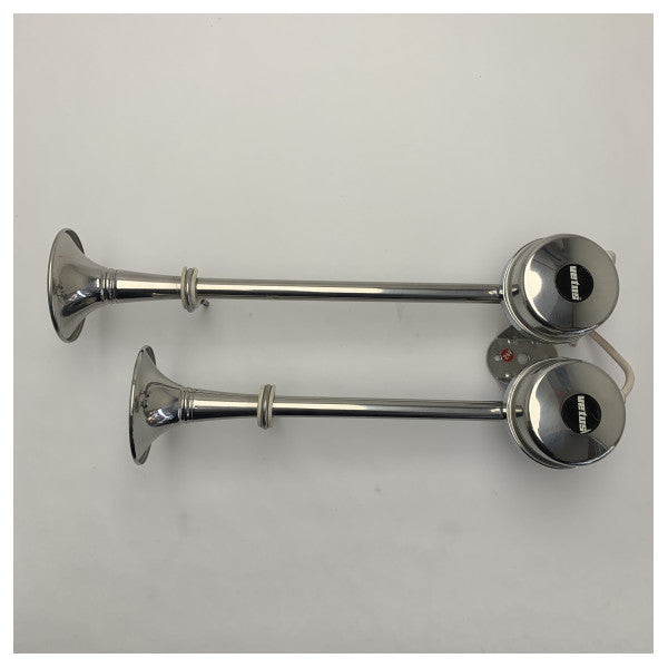 Vetus H12D double air horn trompet stainless steel 12V