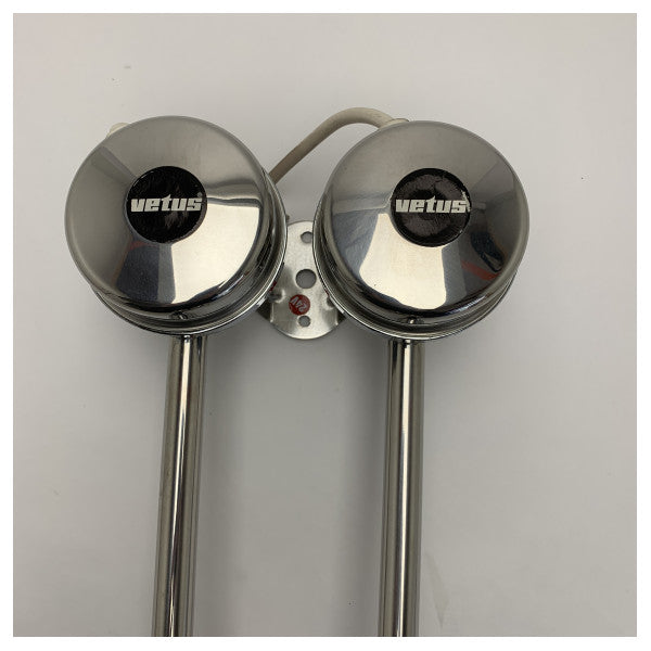 Vetus H12D double air horn trompet stainless steel 12V