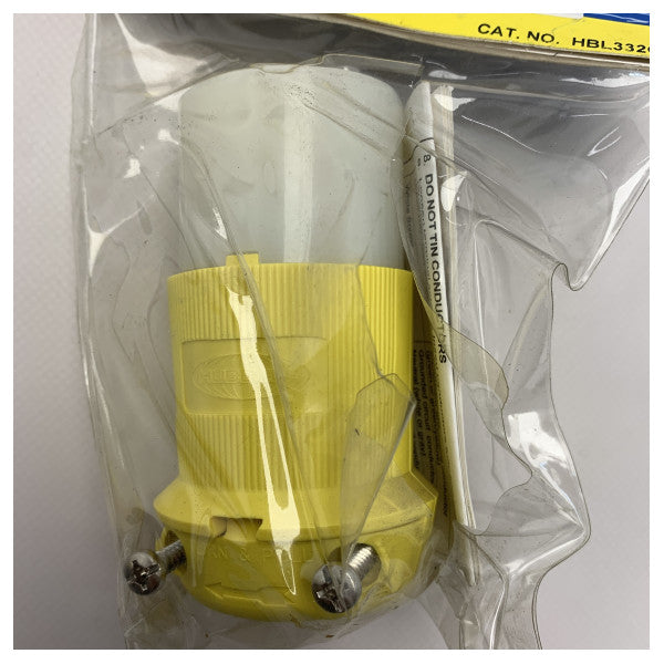 Hubbell HBL332CRCX 32A Shore Power Connection Plug
