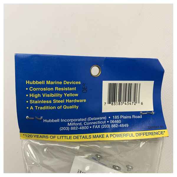 Hubbell HBL332CRCX 32A Shore Power Connection Plug