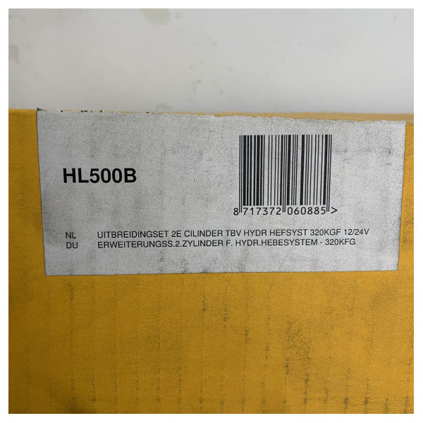 Cilindro de elevação em aço inoxidável Vetus HL500B 320 KGF | 500 mm