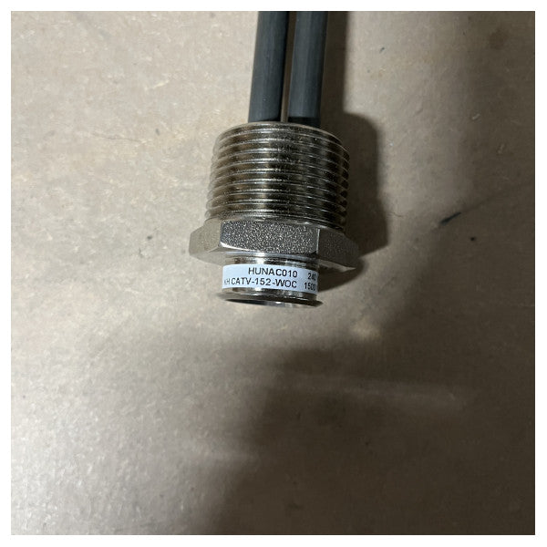 Marin motorvärmare i rostfritt stål 1500W 240V - hållbart kallstartsskydd för båtar