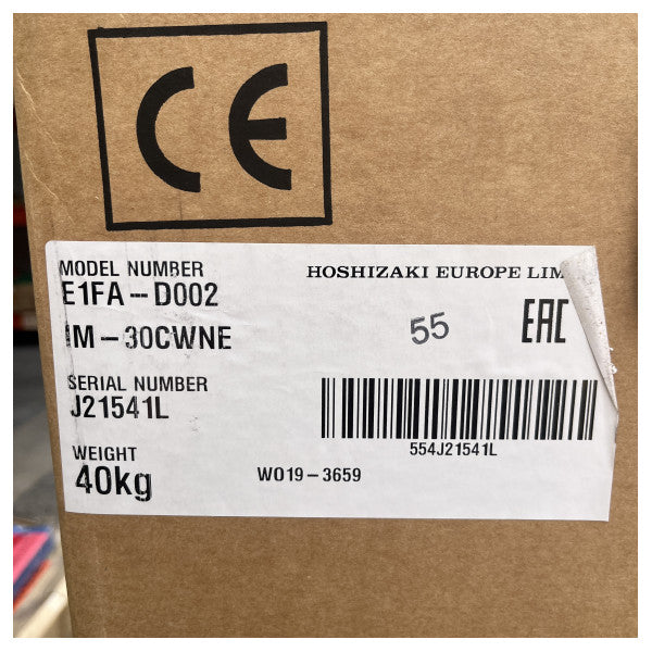 Hoshizaki IM-30CWNE buz küpü makinesi paslanmaz çelik 32KG/gün