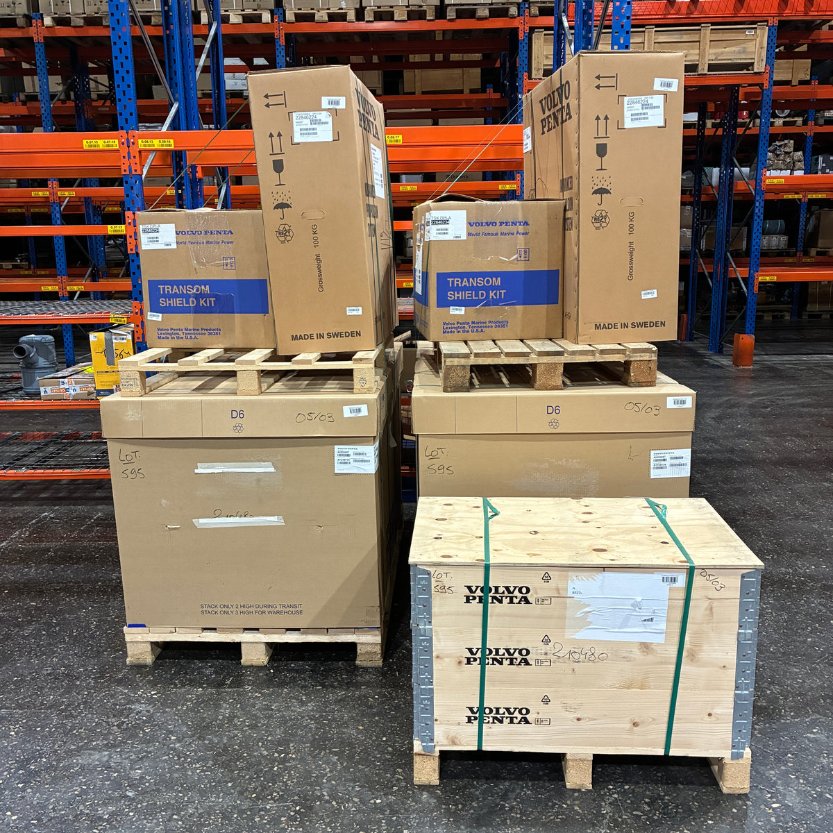 Volvo Penta D6-380 380 PS Twin-Engine-Kit Diesel Innenborder mit Sterndrives