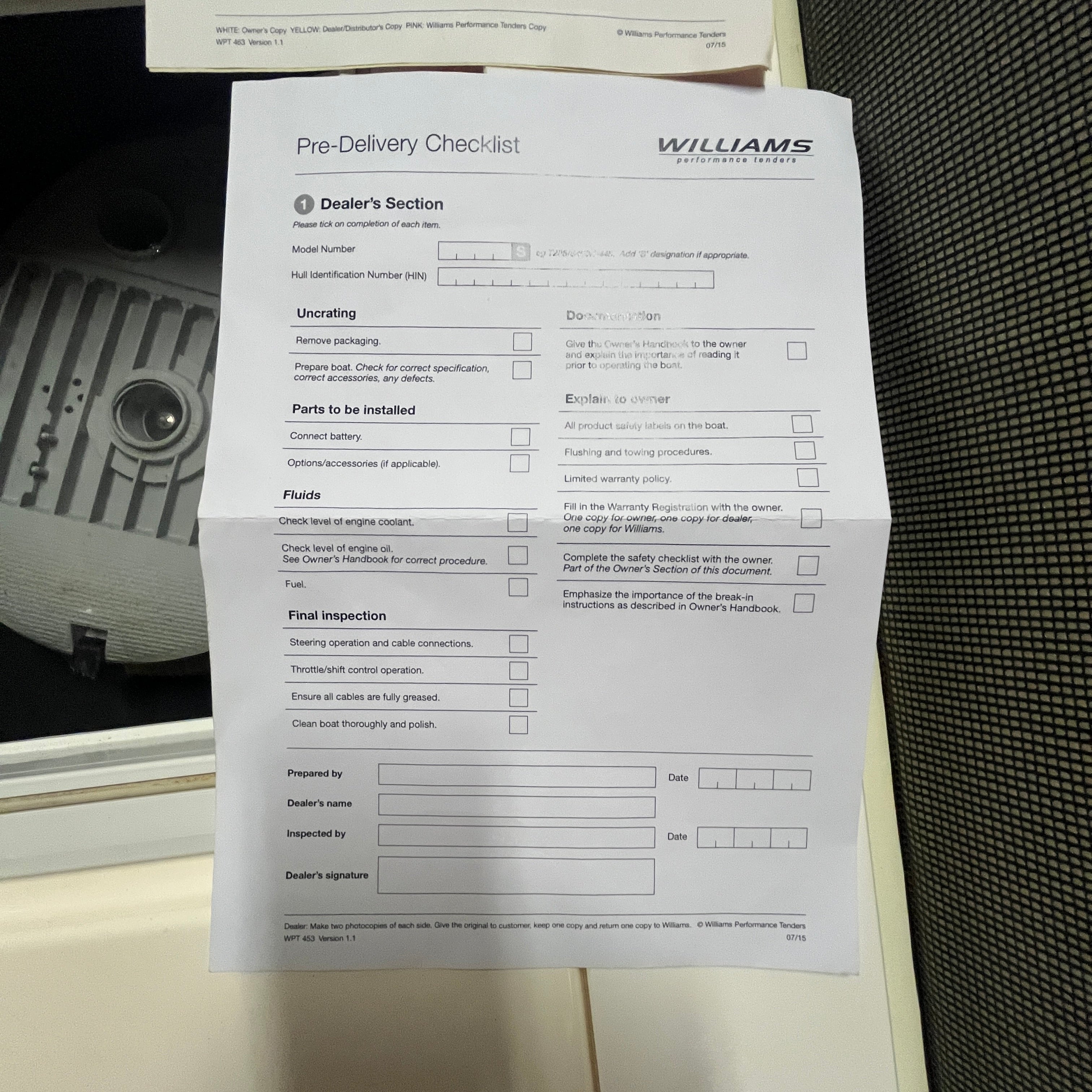 Невикористаний Williams Jet Tender Turbojet 385 з 2016 року з аудіо та УКВ 100 к.с. 0 мотогодин