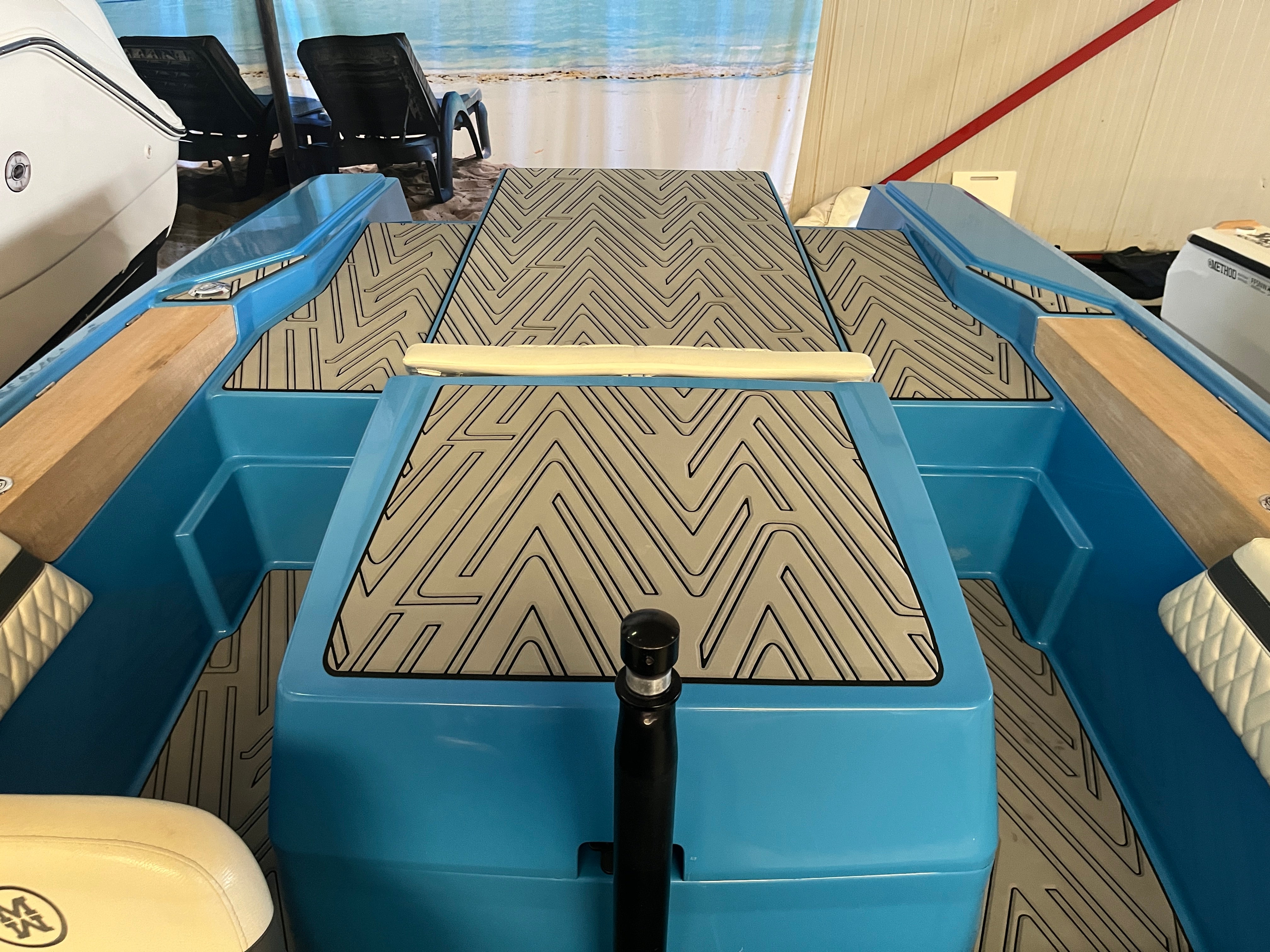 Човен для вейкбордингу та водних лиж Method Wake Ski 6.2 з 440-сильним двигуном BLUE 2020