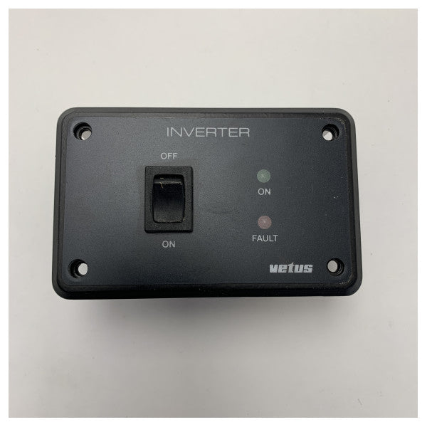 Painel de controlo do inversor Vetus preto 12/24V