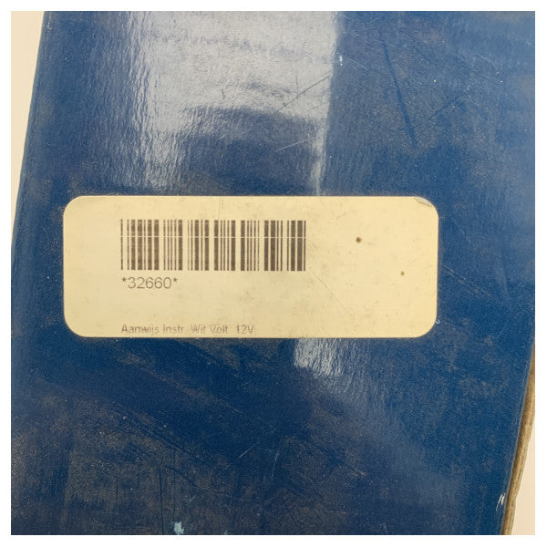 Wema White Battery Level Indikator Weiß 0 - 16V - 110334