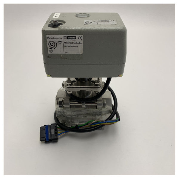 Кульовий кран Vetus 1 1/2-дюймовий моторизований кульовий кран електричний 24В - MV24A11/2