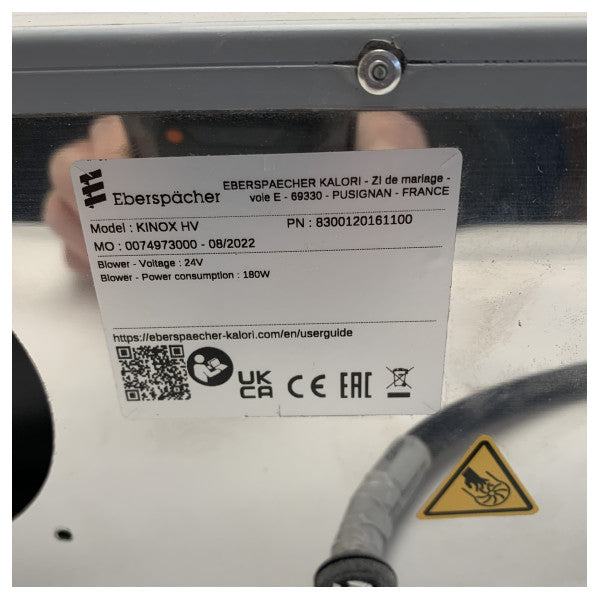 مبادل حراري Eberspacher KINOX HV 10 كيلوواط 24 فولت