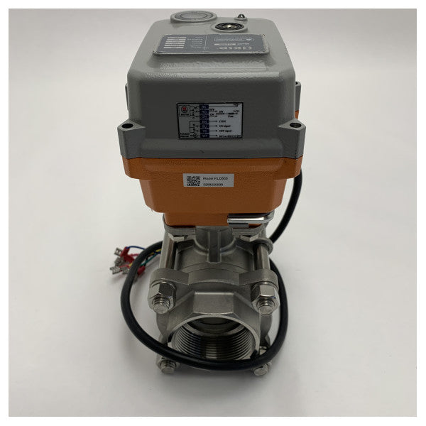 Vetus 2 inch ball valve stainless steel electric motorized 24V - MV24B2