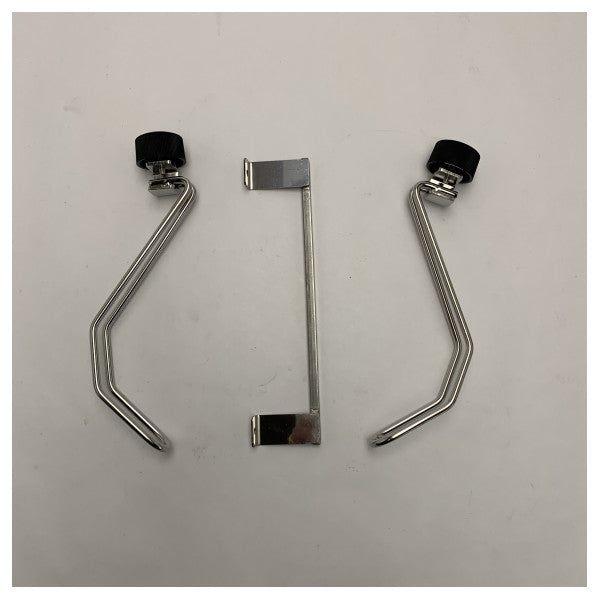 ENO Marine Grade Stainless Steel Pan Clamp Set for Secure Pot Attachment on Boat Cooktops - KSC75123