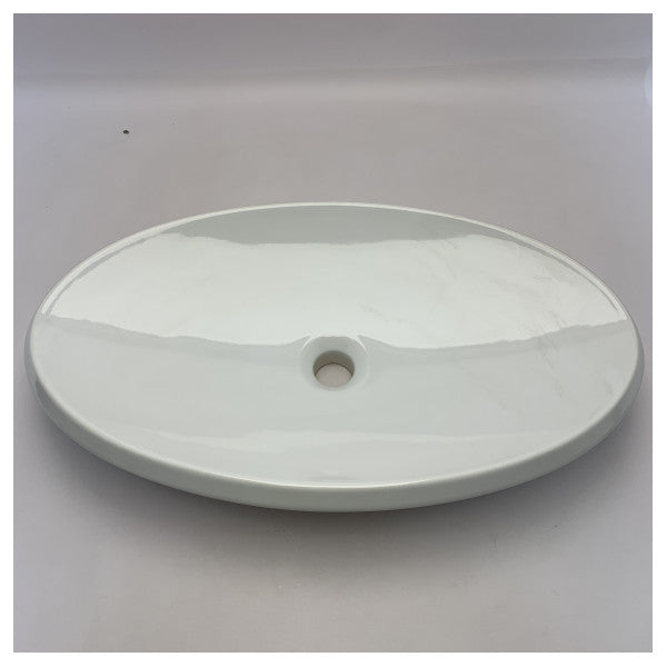 Foresti Suardi lavabo ovale in ceramica bianco - L008.BCO