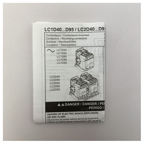 Schneider LC1 D80V7 3x 80A - interrutor de 400V