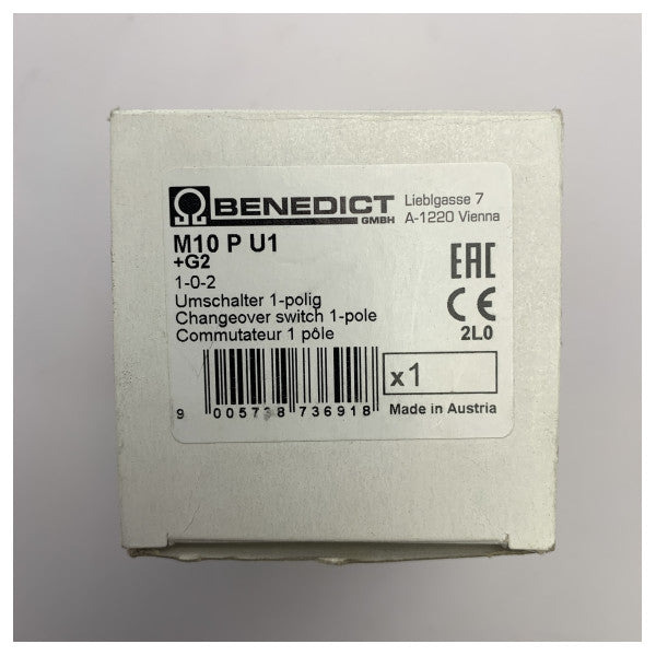 Benedict u Jager M10 P U1 + G2 jinbidlu dwar l-Iswiċċ