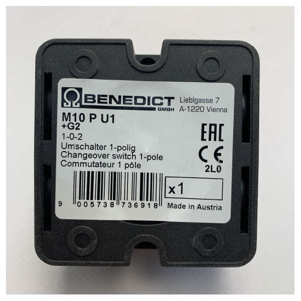 Benedict u Jager M10 P U1 + G2 jinbidlu dwar l-Iswiċċ