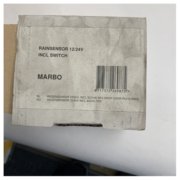 Czujnik deszczu Vetus MARBO do wycieraczek szyby przedniej 12/24V