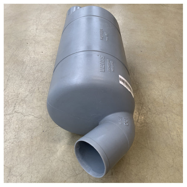 كاتم صوت العادم البحري Vetus MF125 125 ملم