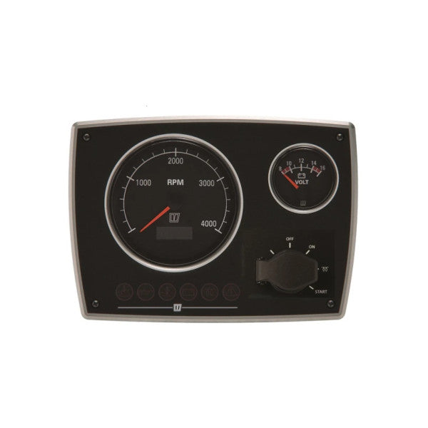 Vetus MPA22bs2 ブラック エンジンコントロールパネル 12V - 4000 RPM