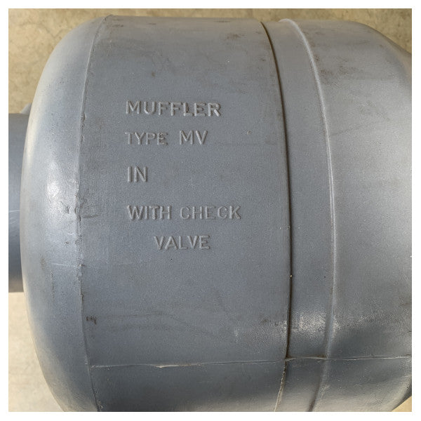 Vetus MV150 150 мм шумозаглушител за изпускателната система на двигателя с голям капацитет