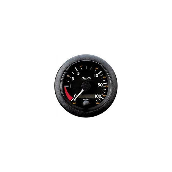 VDO Ocean Line 85 mm schwarzer Tiefe-Indikatorpaket-N01-400-328