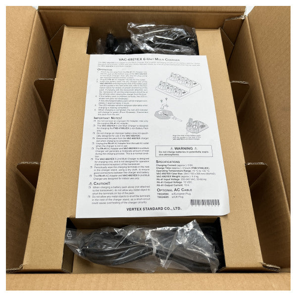 Vertex Multi Charger VAC6921EX za VHF | radio