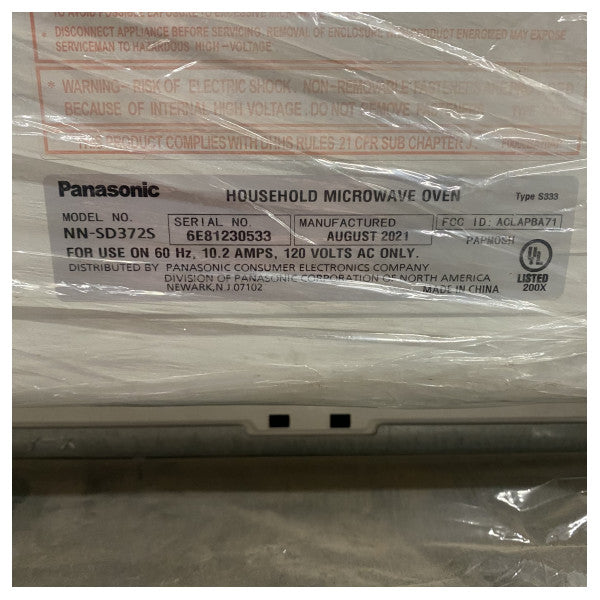 Мікрохвильова піч Panasonic NN-SD372S з нержавіючої сталі 950 Вт