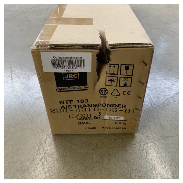 JRC NTE-183 transponder AIS klasy A dalekiego zasięgu biały