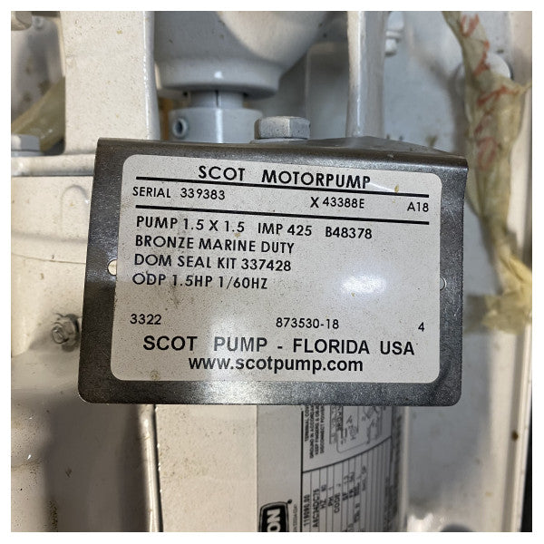 ドメティック P115S-1171D-425-1.5TCV ソース空調ポンプ