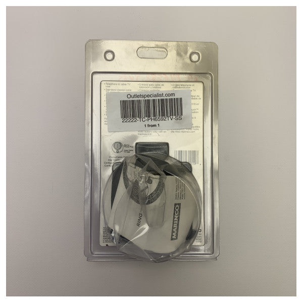 Телефон з нержавіючої сталі Marinco | телевізійний вхід на березі - PH6592TV-SS