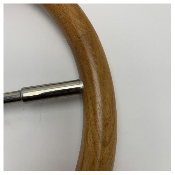 USED Vetus PRO40T 5 spoke steering wheel 400 mm with teak rim