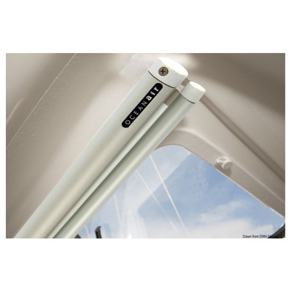 Dometic OceanAir Portshade roller blind white 460 x 320 mm - PSH-3-W-RP