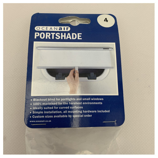 Dometic OceanAir portshade roller blind white 660 x 320 mm - PSH-4-W-RP