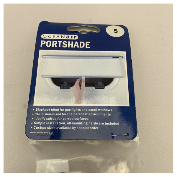 Dometic OceanAir portshade roller blind white 720 x 320 mm - PSH-5-W-RP