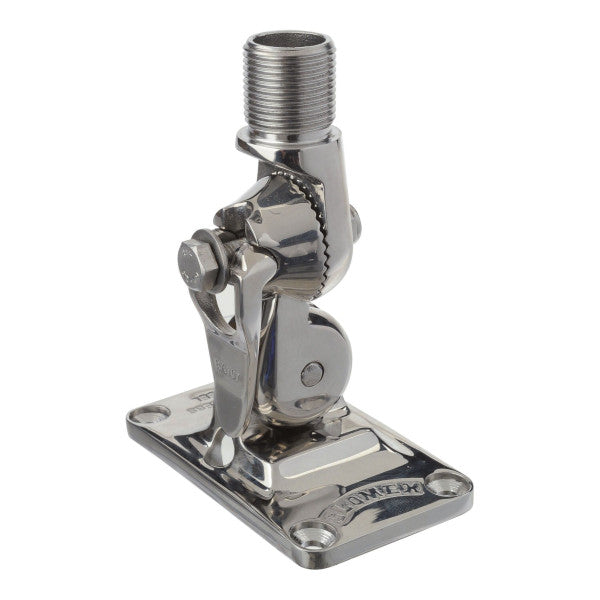 Suporte de antena ajustável em aço inoxidável Glomex RA107SS ME